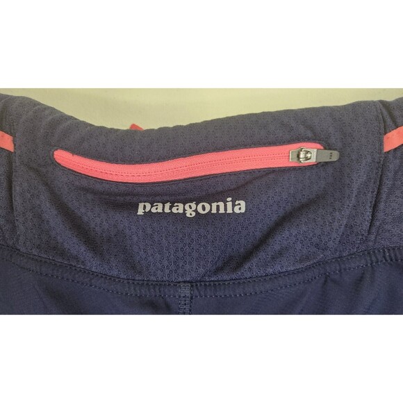 Patagonia Women’s Running Shorts M – Blue & Red, Pre-Owned - Picture 4 of 8